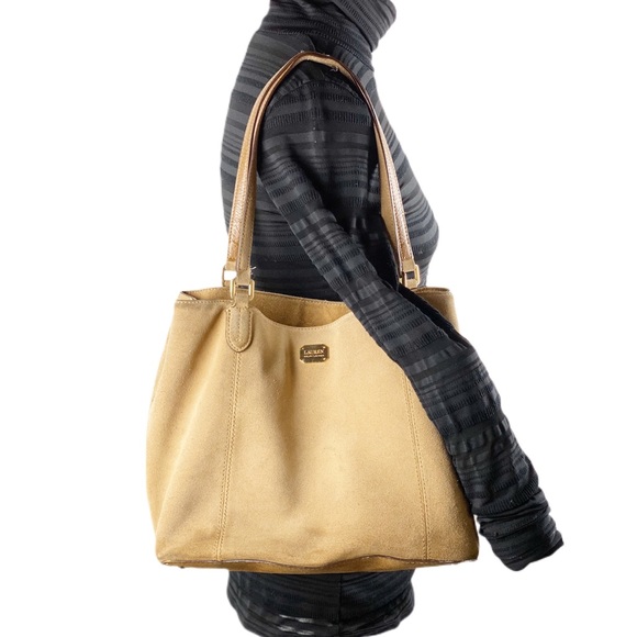 tan ralph lauren purse